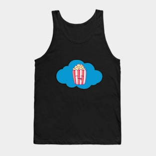 Funny popcorn shirt Tank Top